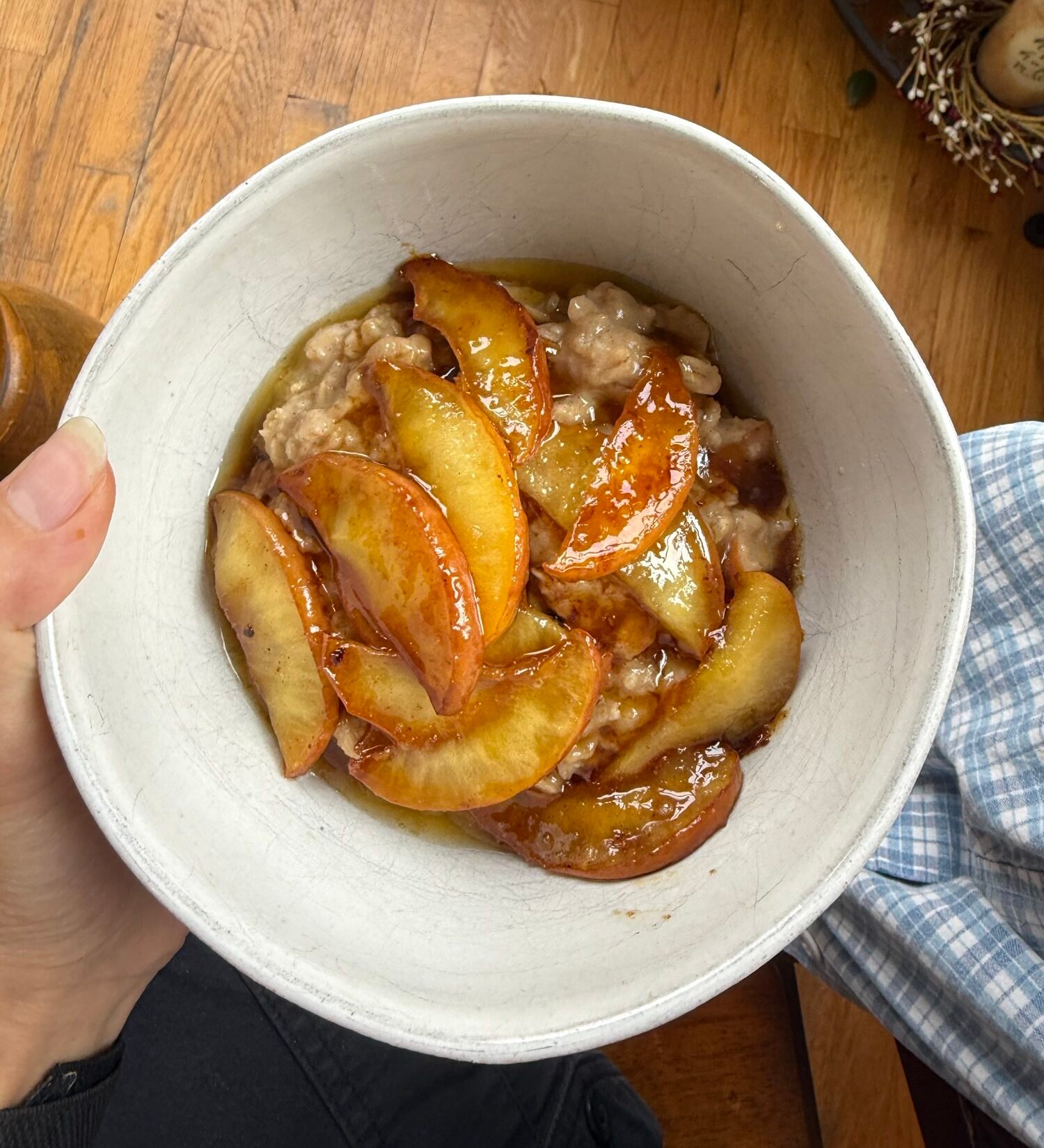 Brown Butter Apple Oatmeal